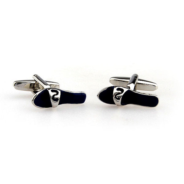 Interesting Skull Enamel Dropping Glue Cufflinks