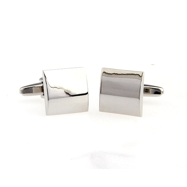 Plain Colour Metal Cufflinks