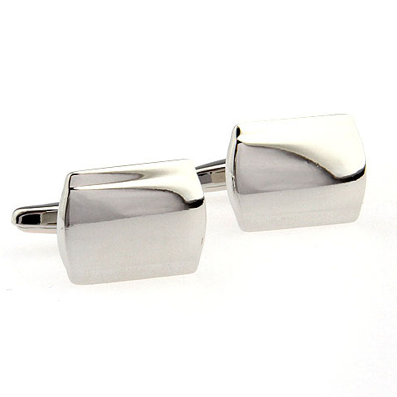 Plain Colour Metal Cufflinks