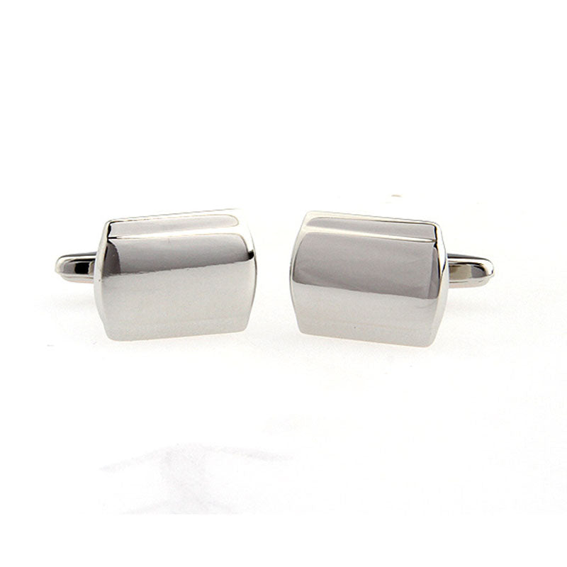 Plain Colour Metal Cufflinks