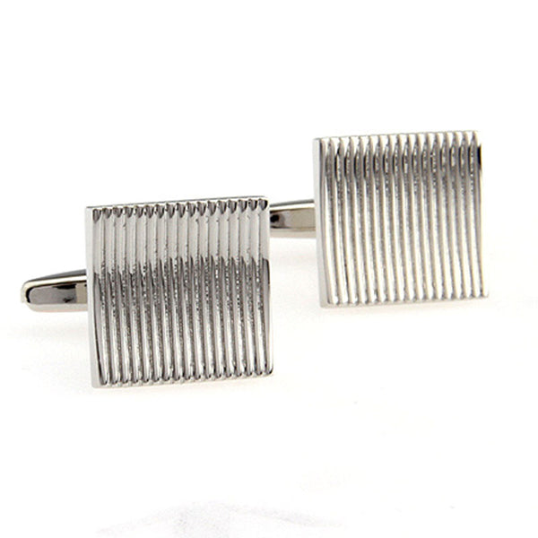 Plain Colour Metal Cufflinks