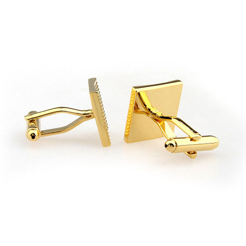 Plain Colour Metal Cufflinks