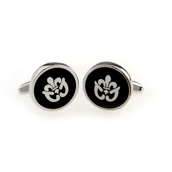 Enamel Dropping Glue Cufflinks