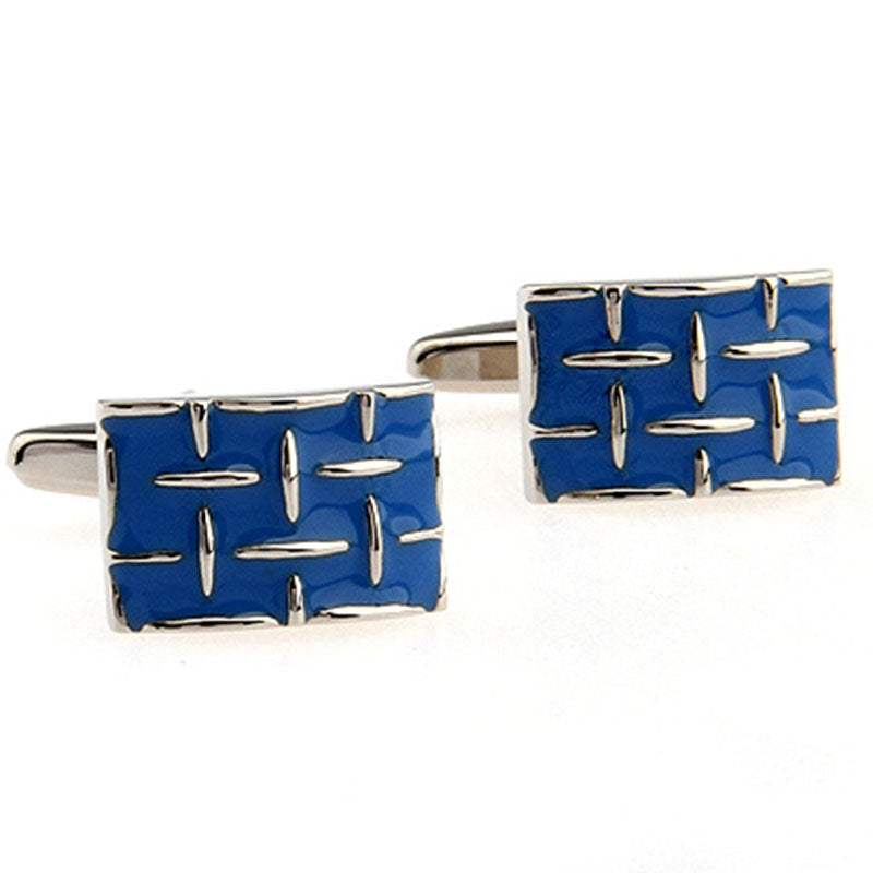 Enamel Dropping Glue Cufflinks