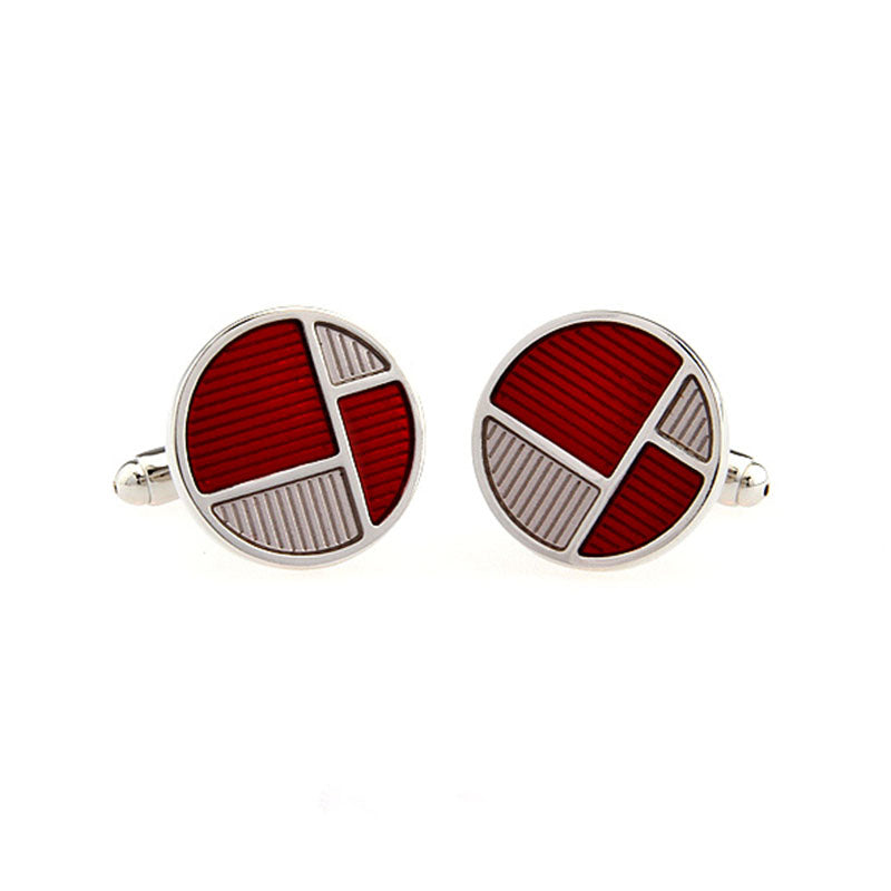 Enamel Dropping Glue Cufflinks