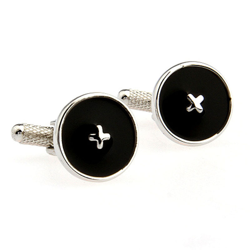 Enamel Dropping Glue Cufflinks