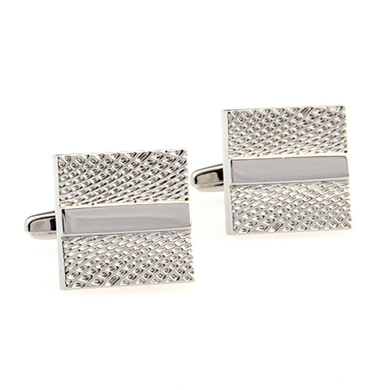 Plain Colour Metal Cufflinks