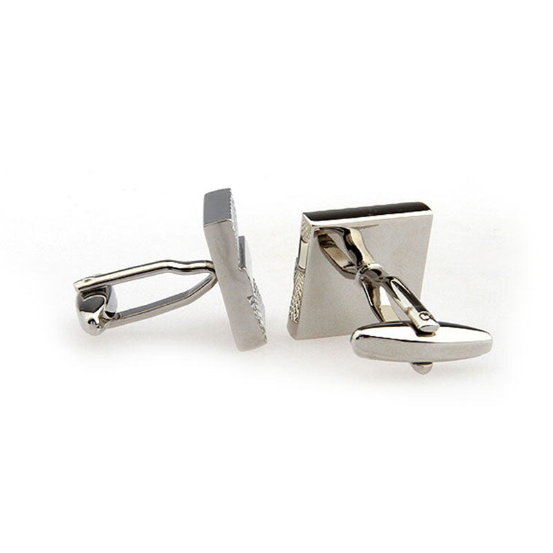 Plain Colour Metal Cufflinks