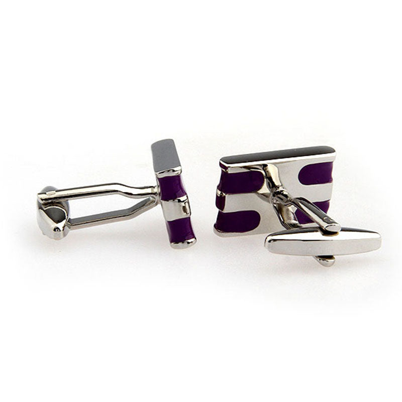 Enamel Dropping Glue Cufflinks