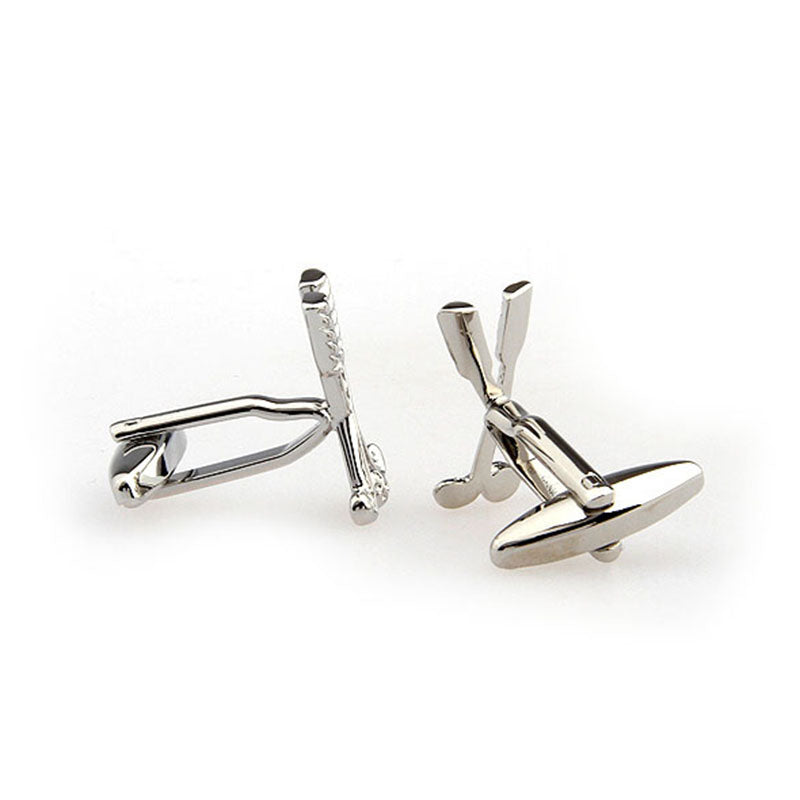 Plain Colour Metal Cufflinks