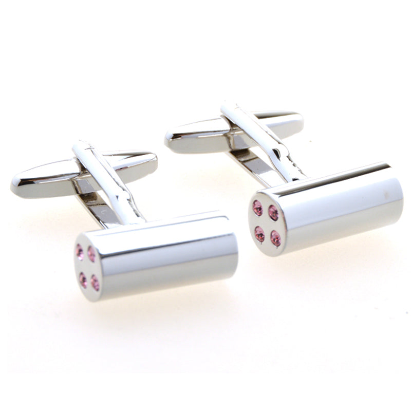 Crystal Zircon Cufflinks