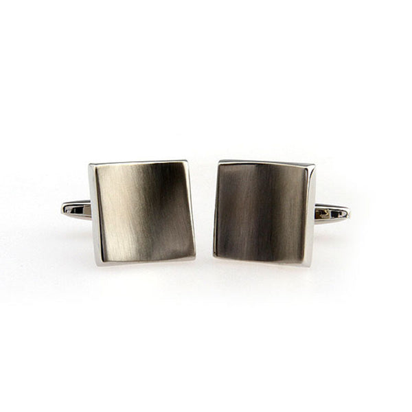 Plain Colour Metal Cufflinks