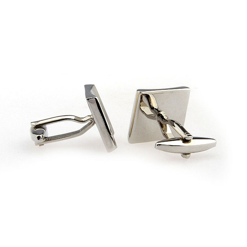 Plain Colour Metal Cufflinks