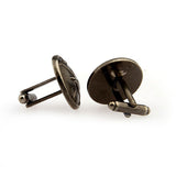 Plain Colour Metal Cufflinks