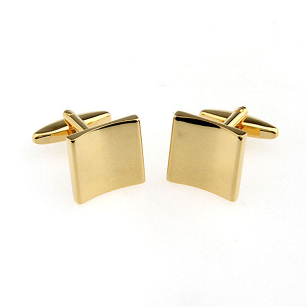 Plain Colour Metal Cufflinks