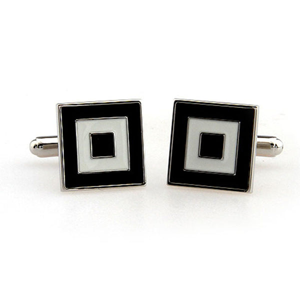 Enamel Dropping Glue Cufflinks