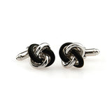 Laser Laser Chinese Knot Enamel Dropping Glue Cufflinks