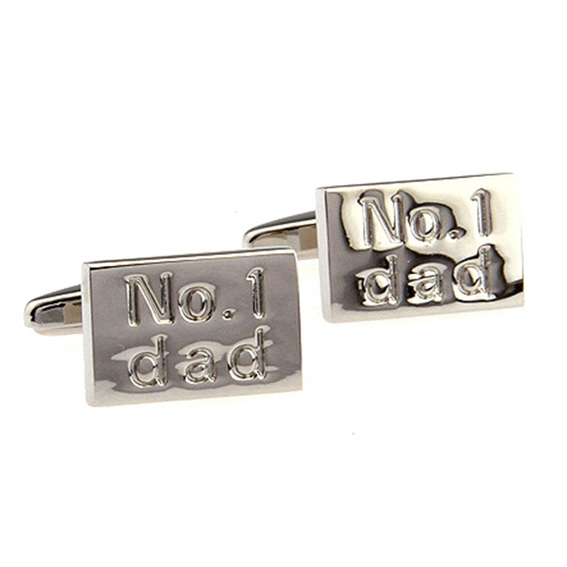 Plain Colour Metal Cufflinks