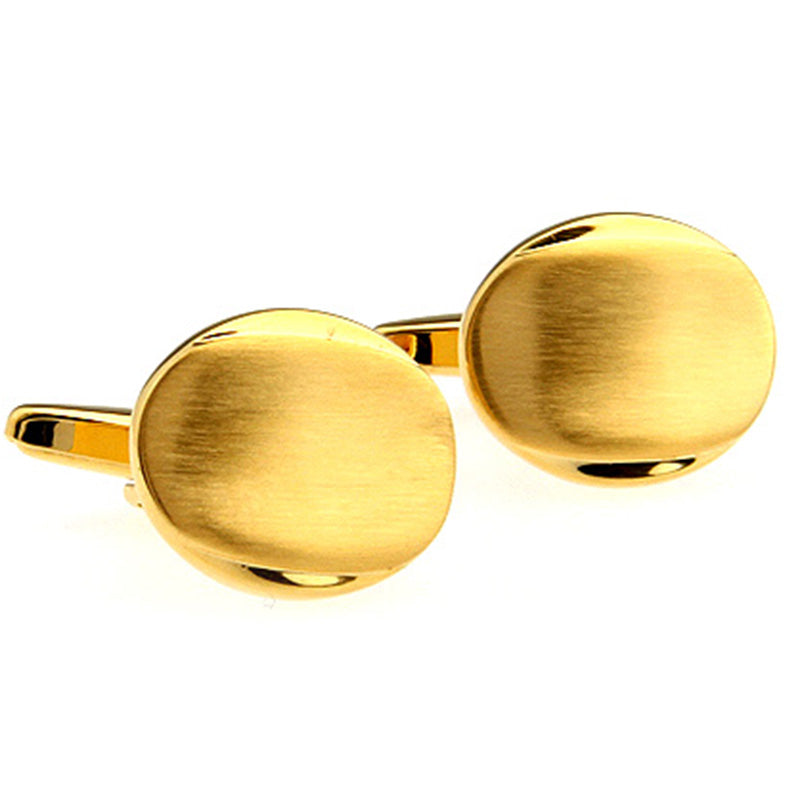 Plain Colour Metal Cufflinks