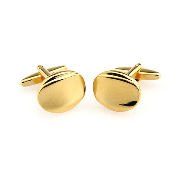 Plain Colour Metal Cufflinks