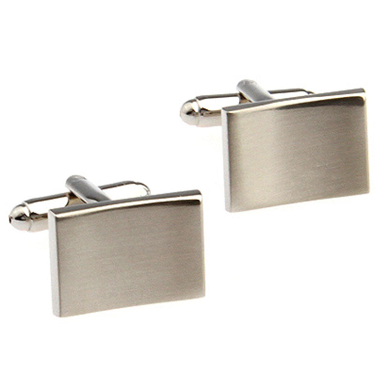 Plain Colour Metal Cufflinks