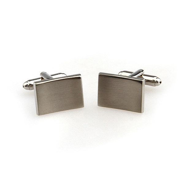 Plain Colour Metal Cufflinks