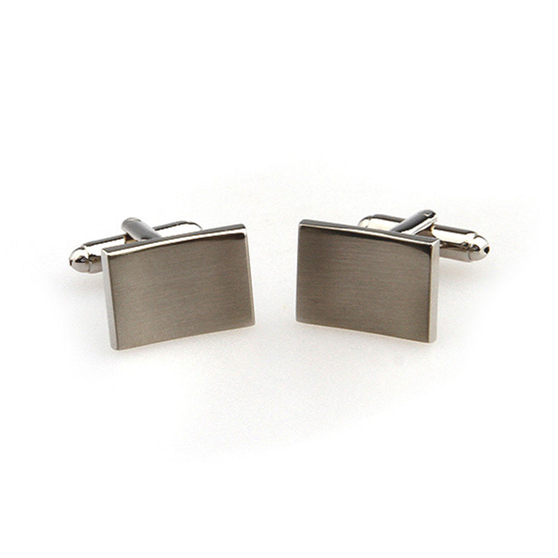 Plain Colour Metal Cufflinks