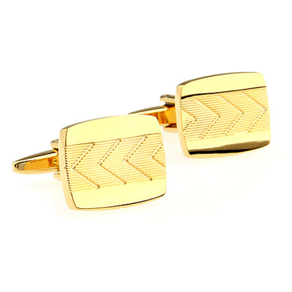 Plain Colour Metal Cufflinks