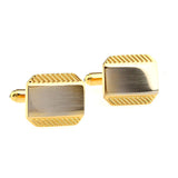 Plain Colour Metal Cufflinks