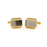 Plain Colour Metal Cufflinks