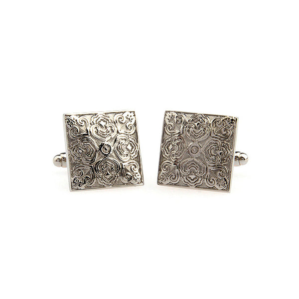 Plain Colour Metal Cufflinks