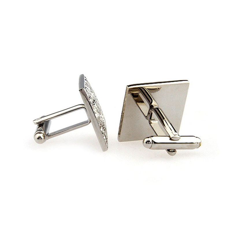 Plain Colour Metal Cufflinks