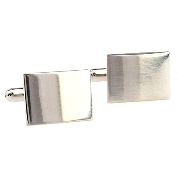 Plain Colour Metal Cufflinks