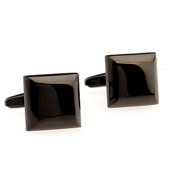 Plain Colour Metal Cufflinks