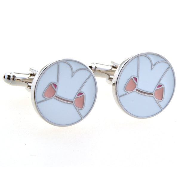 Cartoon Anime Enamel Dropping Glue Cufflinks