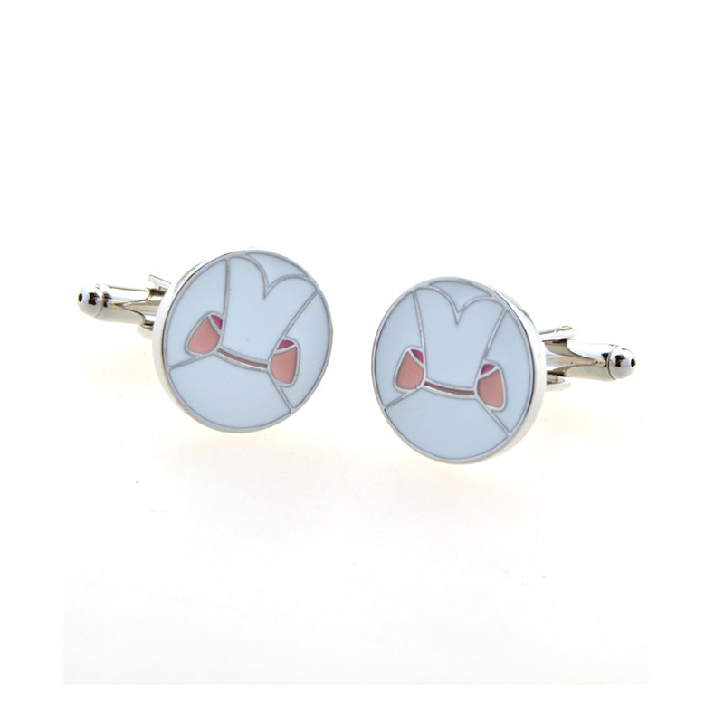 Cartoon Anime Enamel Dropping Glue Cufflinks