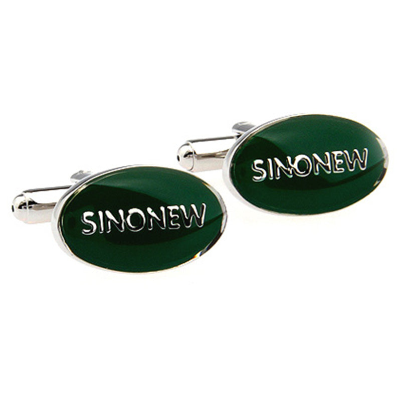 Enamel Dropping Glue Cufflinks