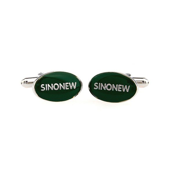 Enamel Dropping Glue Cufflinks