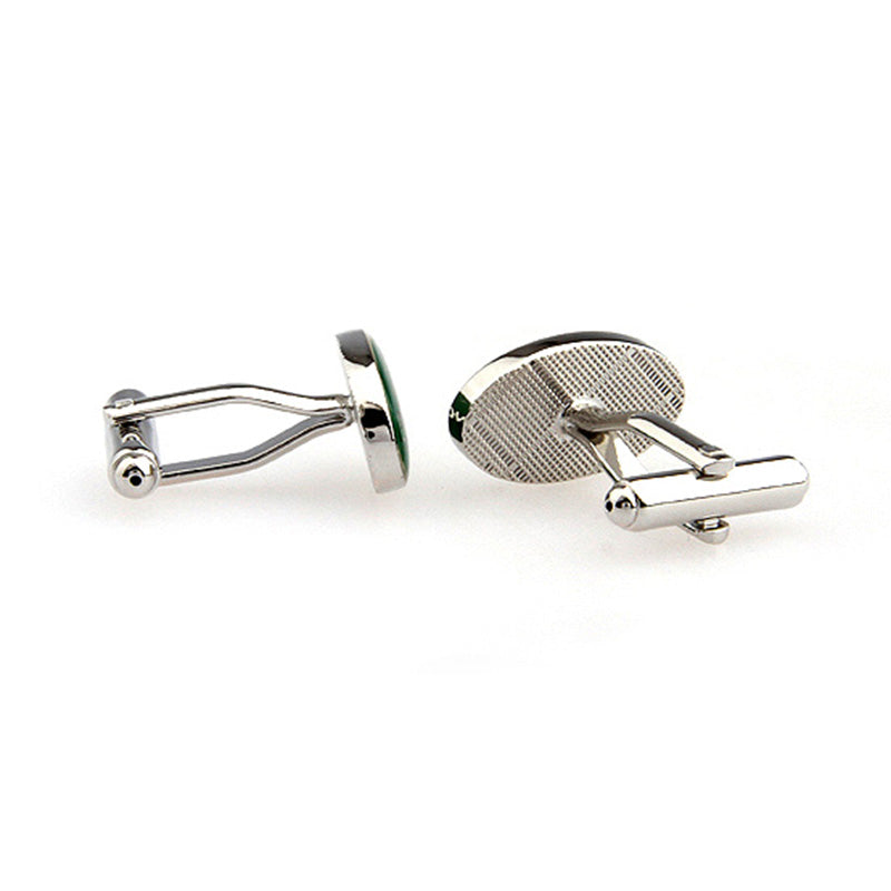 Enamel Dropping Glue Cufflinks