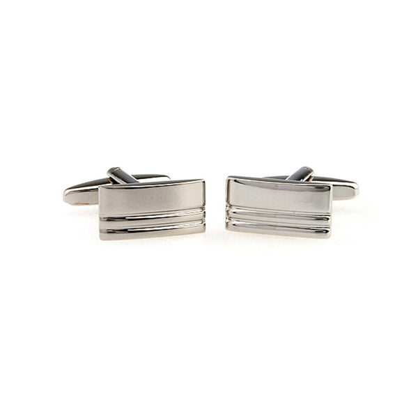 Plain Colour Metal Cufflinks