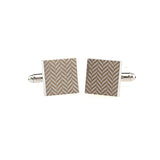 Plain Colour Metal Cufflinks