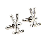 Sports Technology Plain Colour Metal Cufflinks