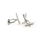 Sports Technology Plain Colour Metal Cufflinks