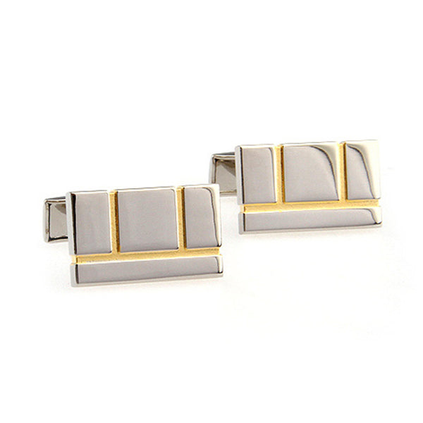 Plain Colour Metal Cufflinks