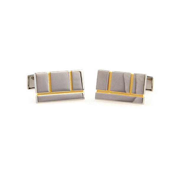 Plain Colour Metal Cufflinks