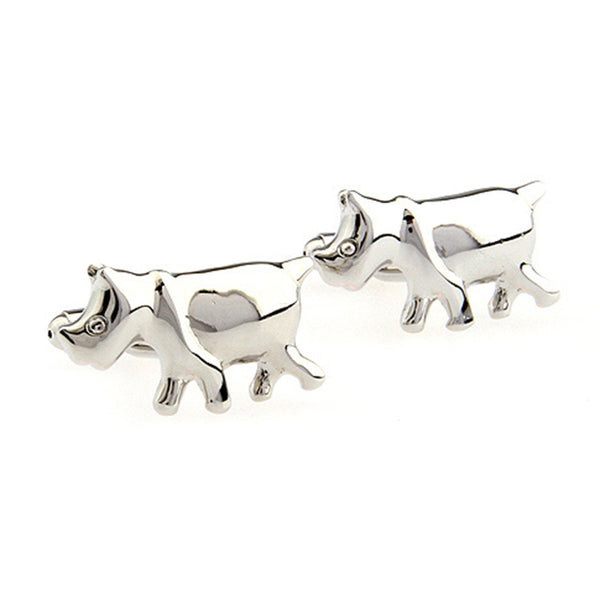 Animals Plants Plain Colour Metal Cufflinks