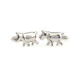 Animals Plants Plain Colour Metal Cufflinks