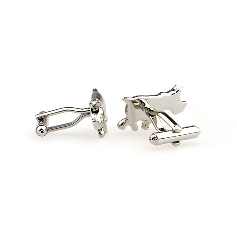 Animals Plants Plain Colour Metal Cufflinks