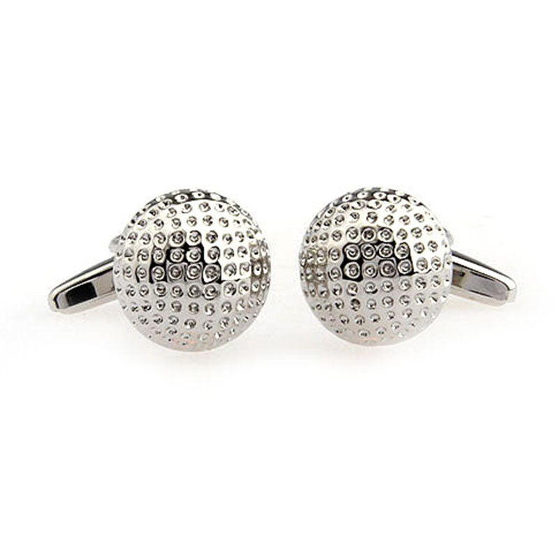 Sports Technology Plain Colour Metal Cufflinks