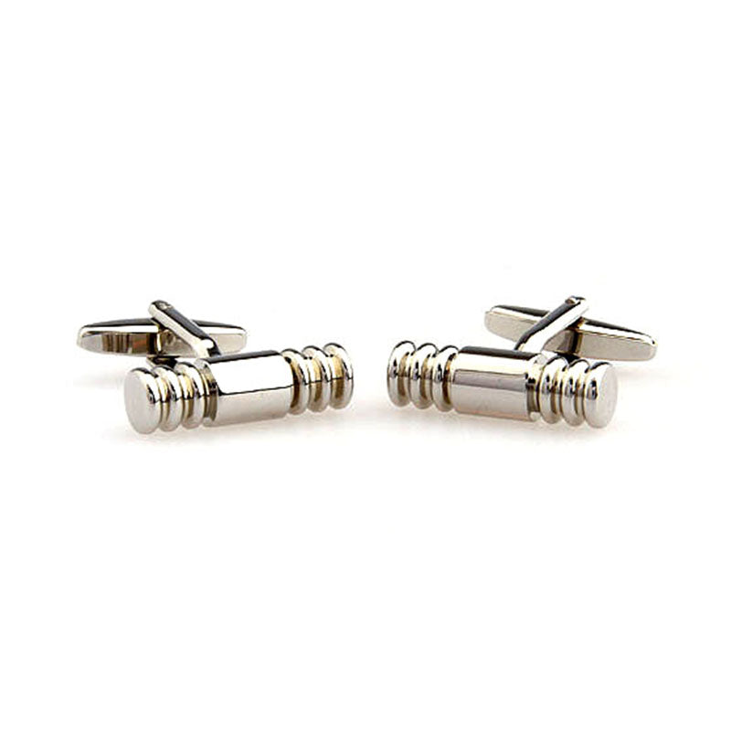 Plain Colour Metal Cufflinks